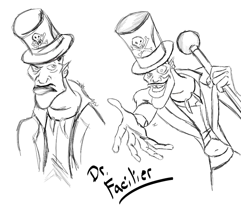 dr facilier coloring pages