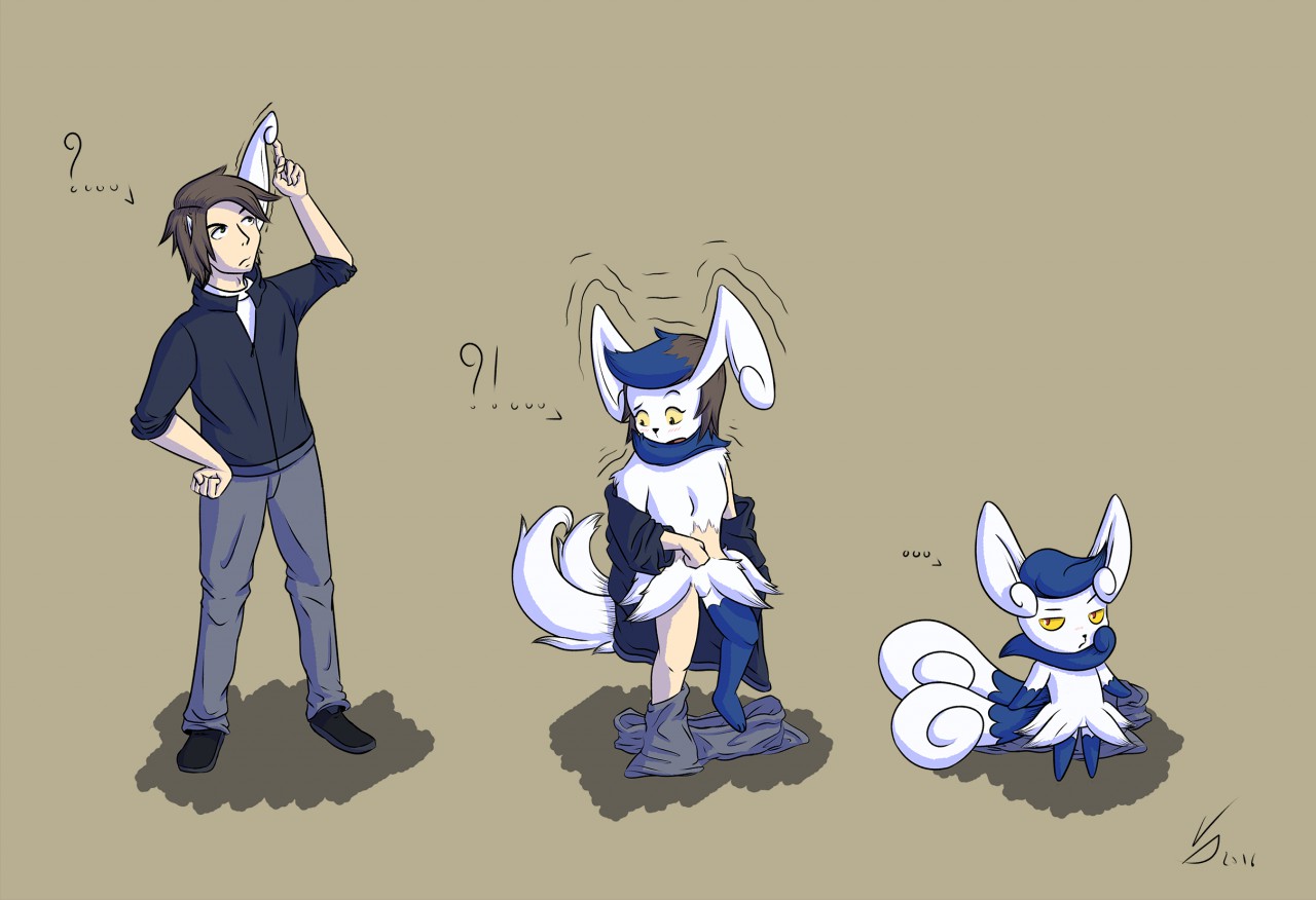 Meowstic Ears Open