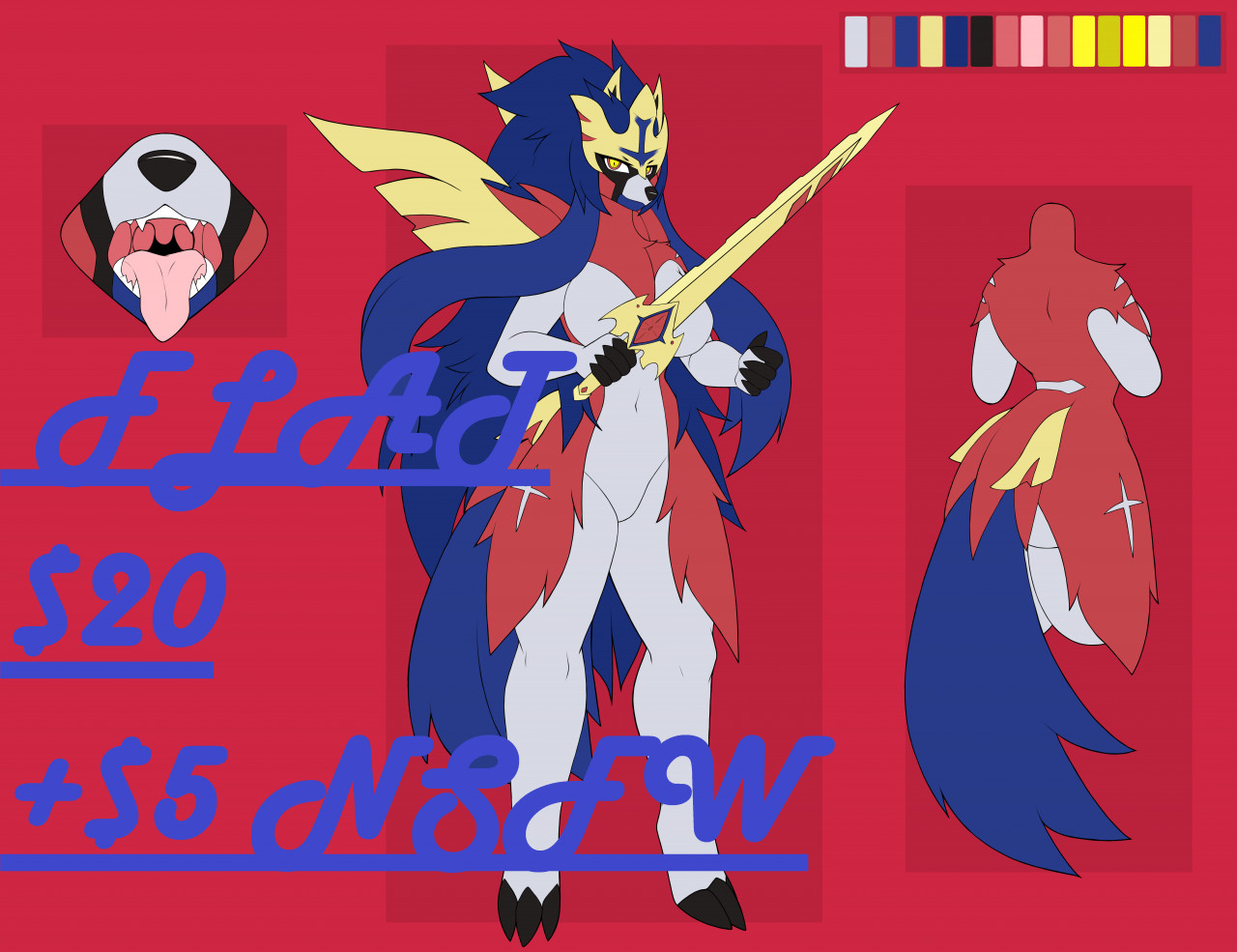 Zacian and Zamazenta by ClawKing -- Fur Affinity [dot] net