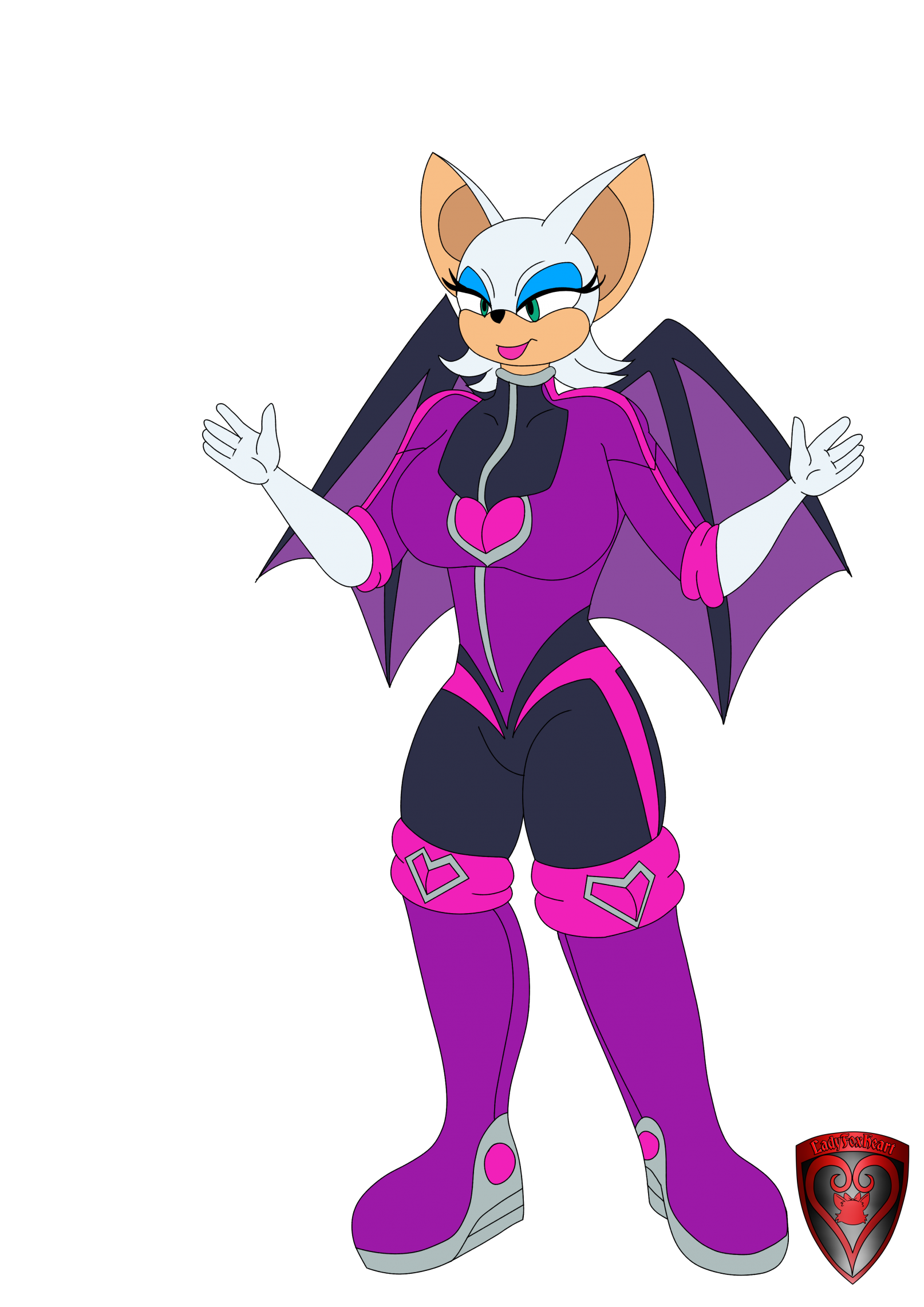 Rouge The Bat Primed! by LadyFoxHeart -- Fur Affinity [dot] net