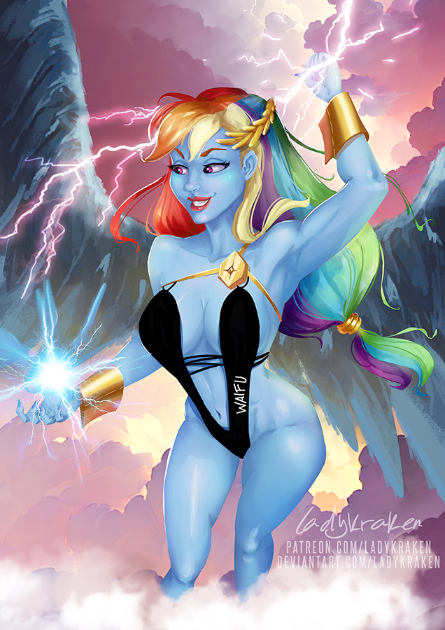 2 Bikini Rainbow Dash MLP Goddess Commissions OPEN by