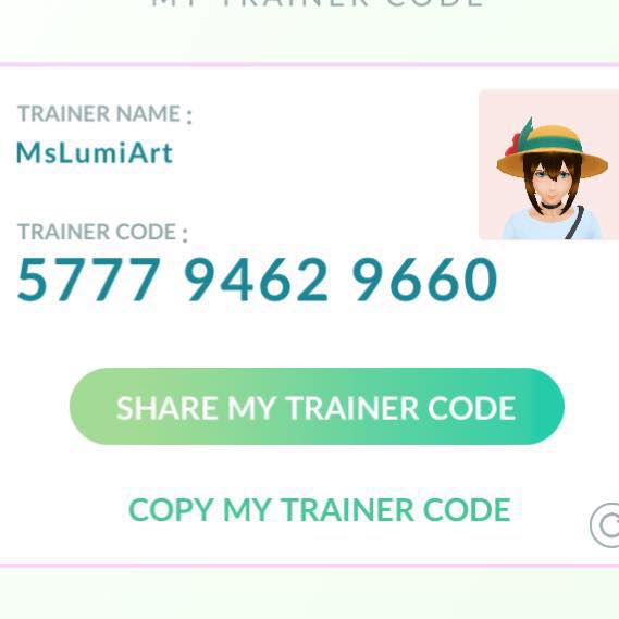 Pokémon GO Friend Codes