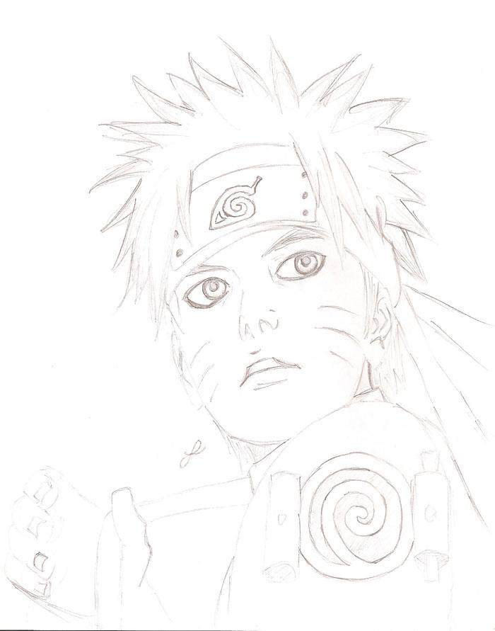Naruto Drawing, Drawing/illustration by Zlew21 - Foundmyself