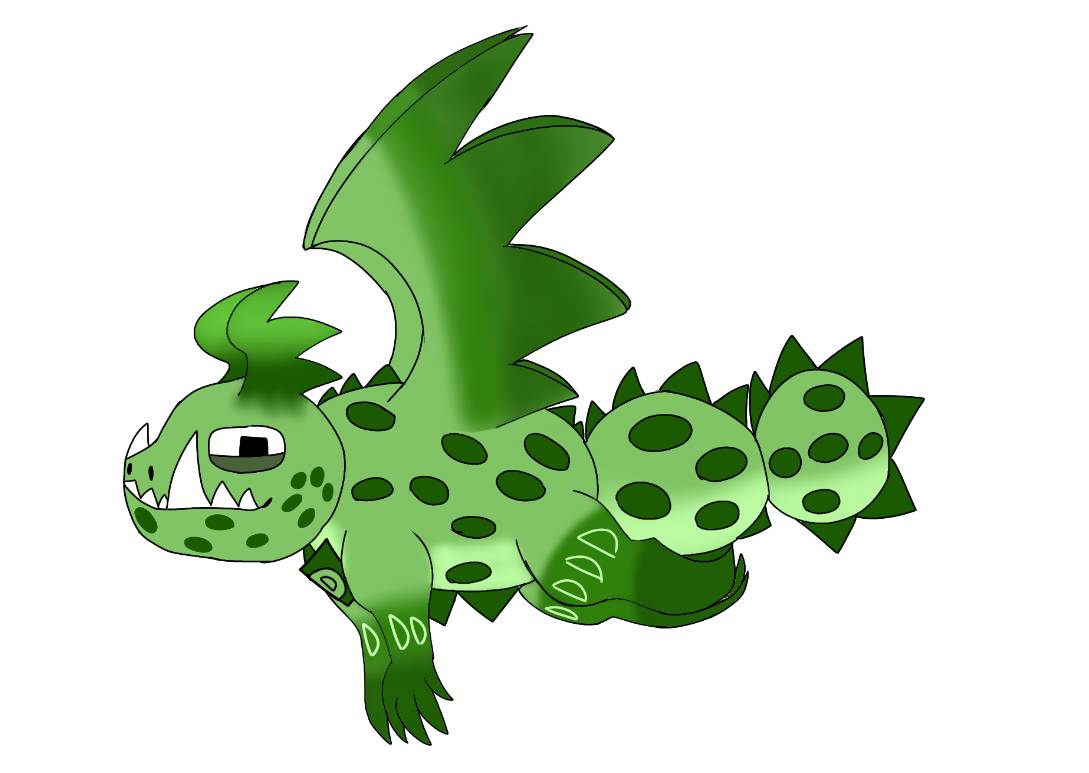 Alphabet lore D dragon by La_F_peruano_eno2 -- Fur Affinity [dot] net