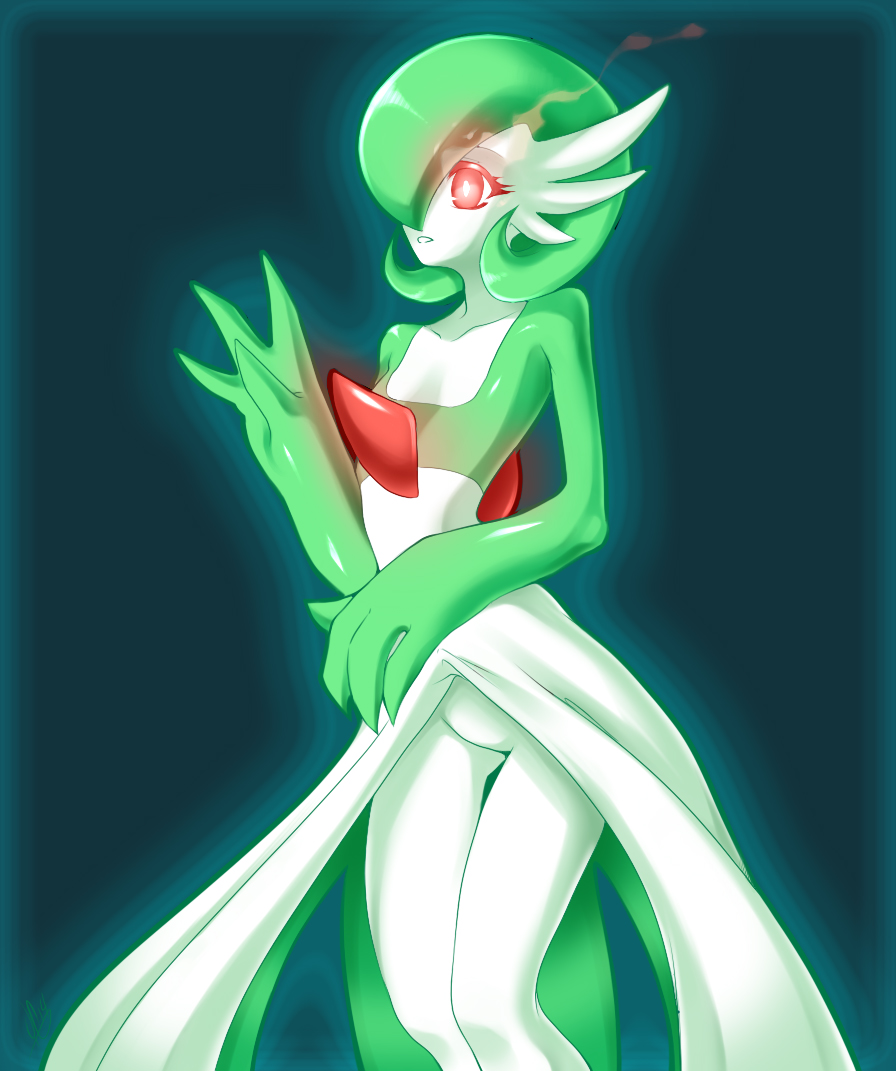 Gardevoir Fan Art by TheGreenCoffii -- Fur Affinity [dot] net