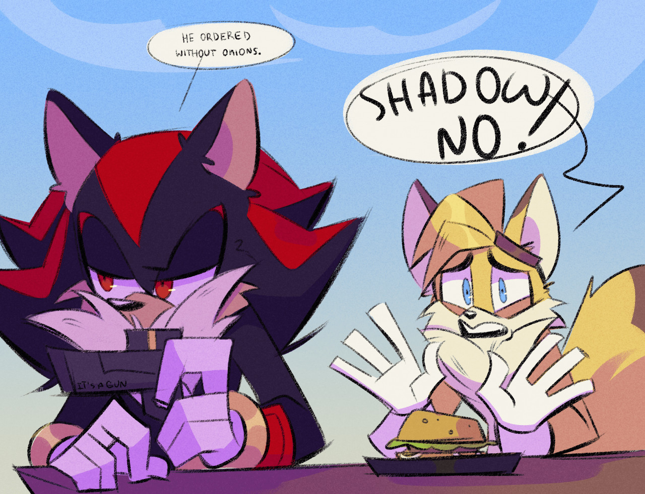 Shadow learns gun safety by Ram-o-matic -- Fur Affinity [dot] net