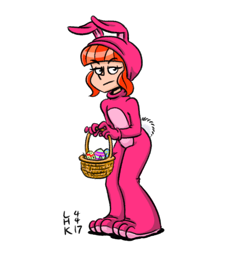 Easter Bunny Teodora by LargeHadronKalidah -- Fur Affinity [dot] net