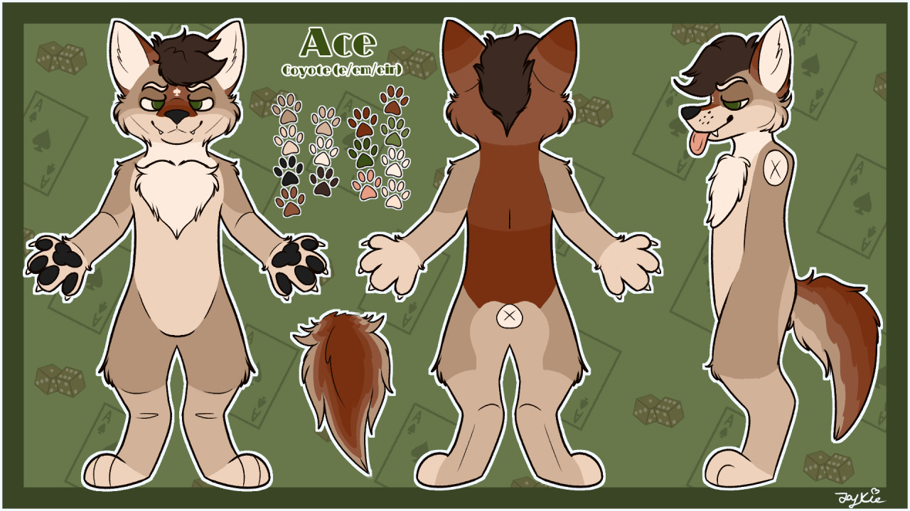 Ace Reference Sheet by LasVegasFurCon -- Fur Affinity [dot] net