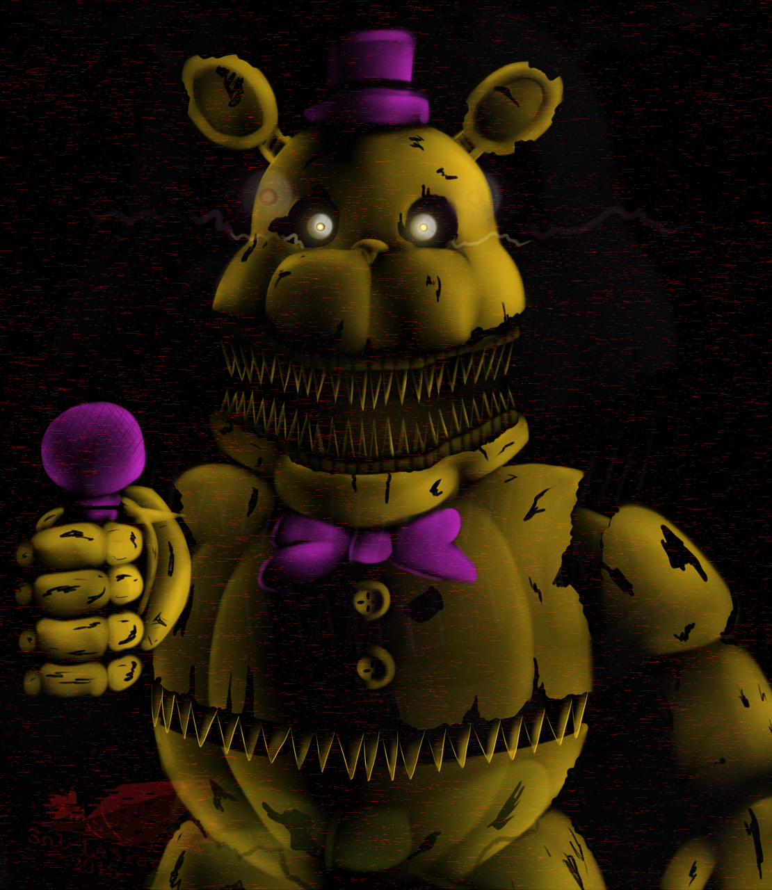 Nightmare Fredbear Five Nights at Freddy's Matte Vinyl -  Finland