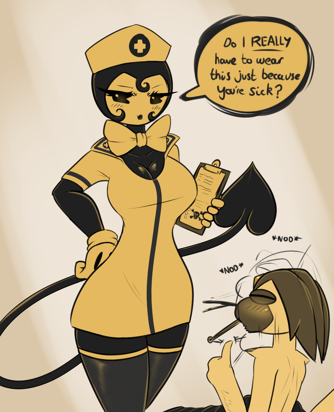 Obligatory Fembendy Nurse by Latiar010 -- Fur Affinity [dot] net