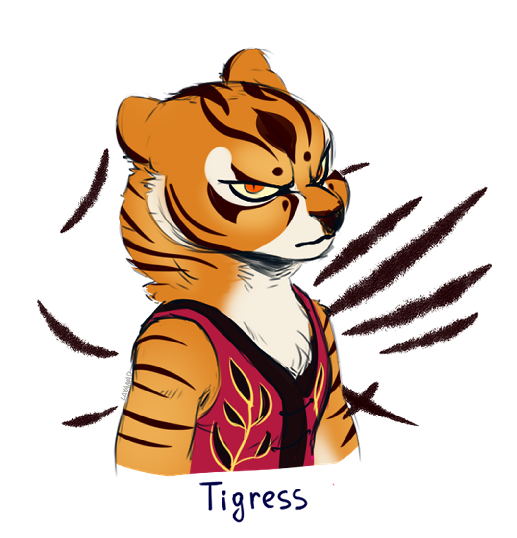 Tigress from Kung Fu Panda by Lavanad -- Fur Affinity [dot] net