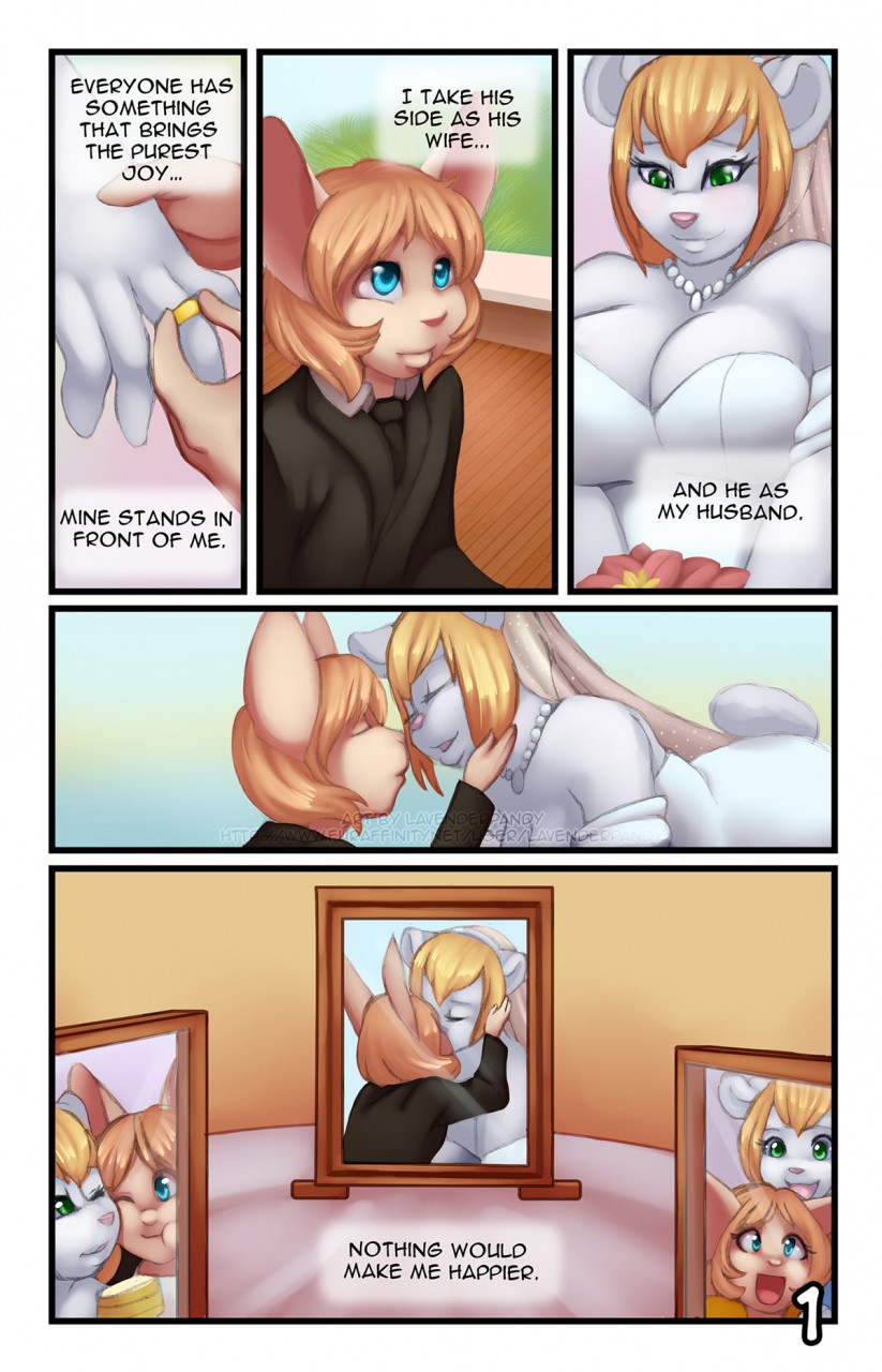 The First Night:: Page 01 by LavenderPandy -- Fur Affinity [dot] net