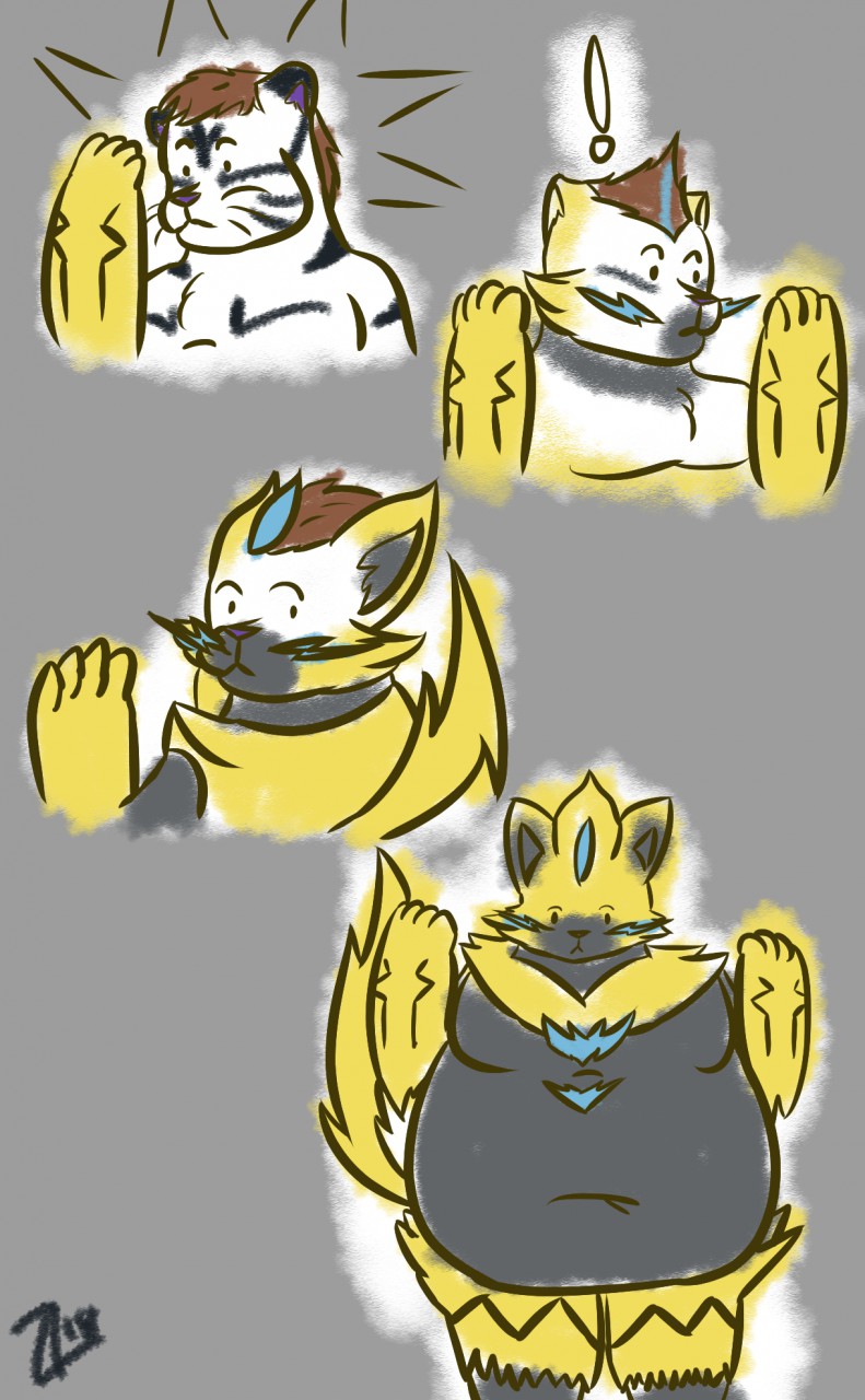 A Shocking Surprise by LaxDen18 -- Fur Affinity [dot] net
