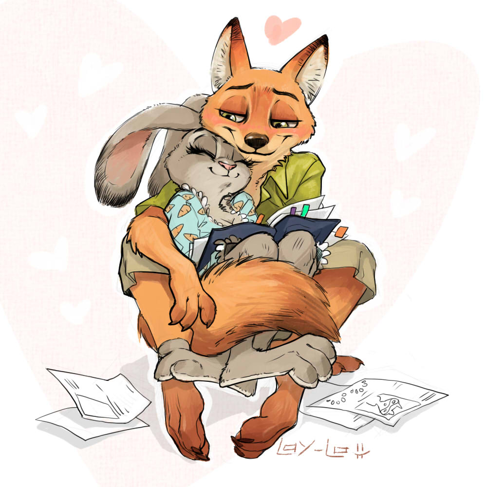 Judy and Nick ) by Lay-lo -- Fur Affinity [dot] net