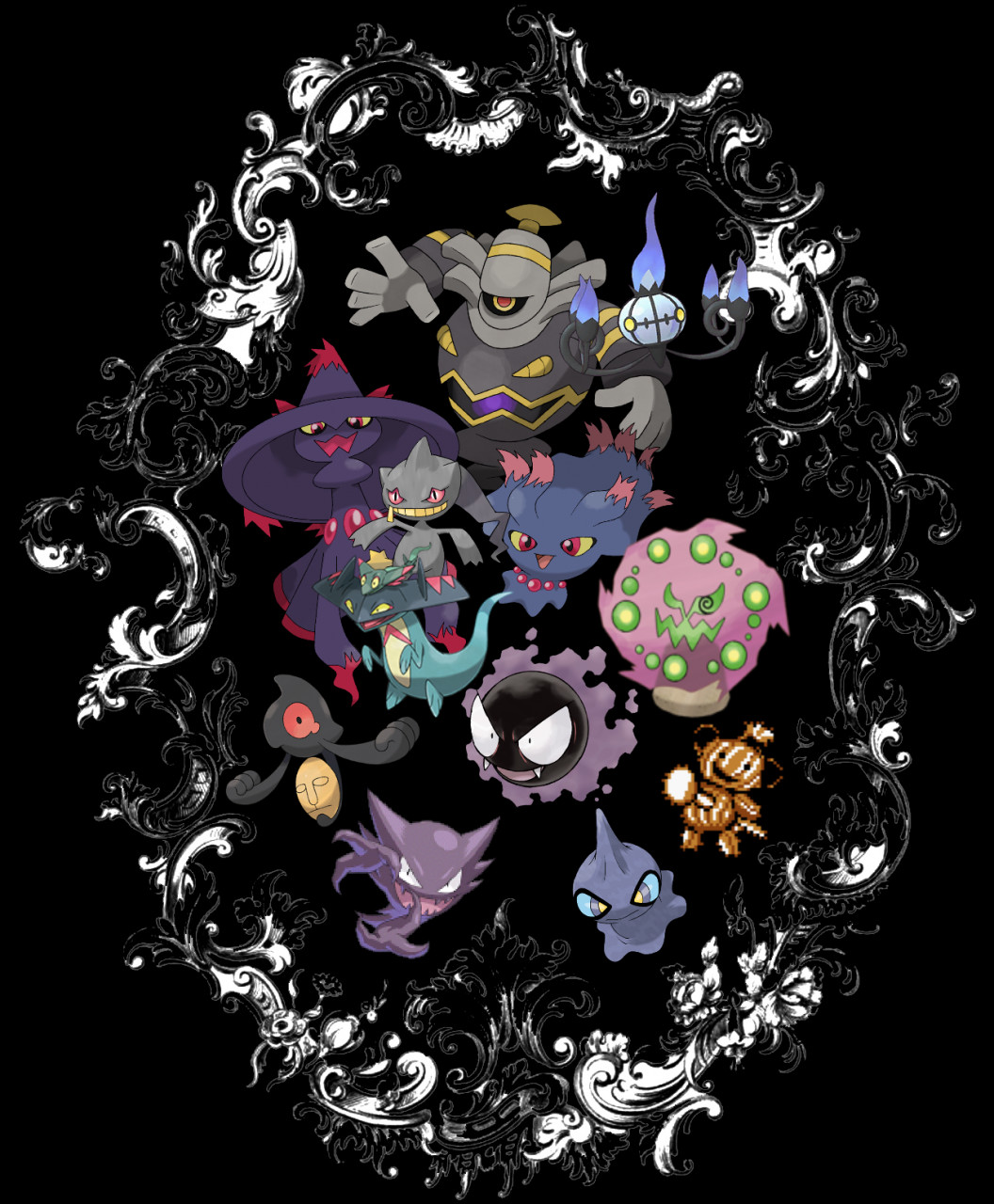 Download Pokemon Go Spiritomb Wallpaper
