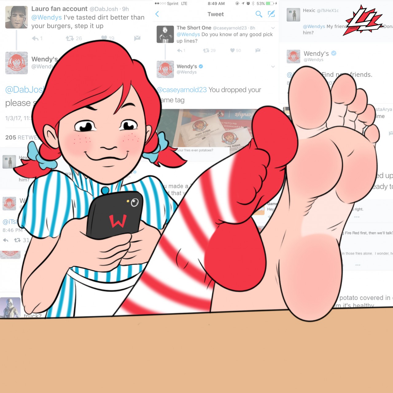 Giantess wendy's