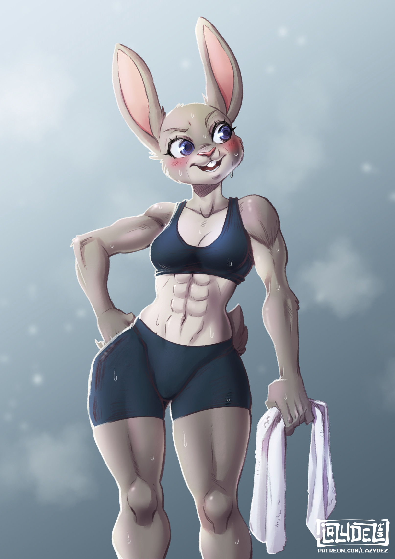 Judy Hopps Training by Lazydez -- Fur Affinity [dot] net