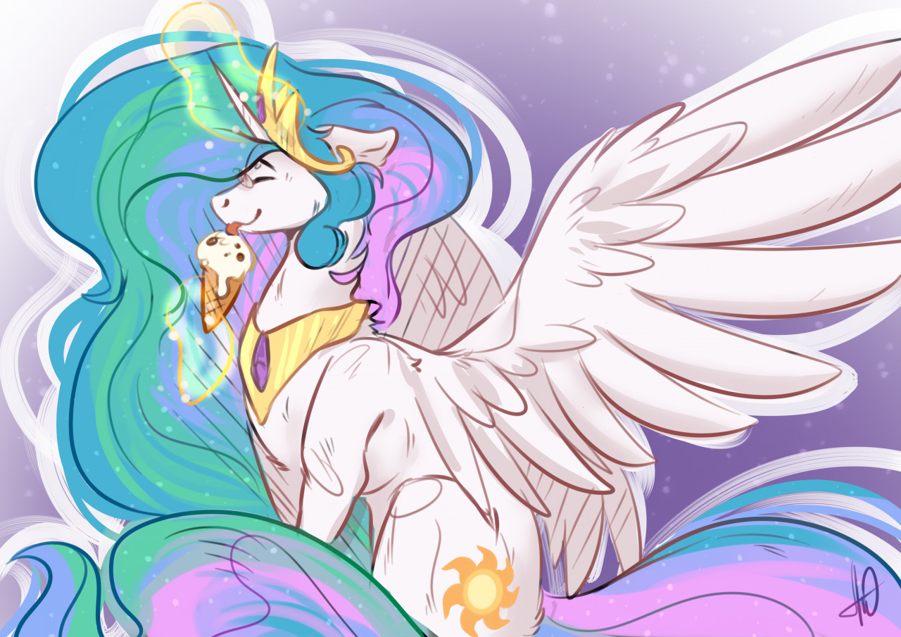 MLP - Princess Celestia by lazySneg.HiO -- Fur Affinity [dot] net