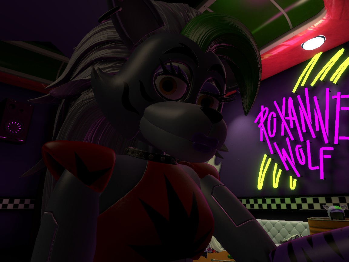 Roxanne Wolf with Neon by lbscr27 -- Fur Affinity [dot] net