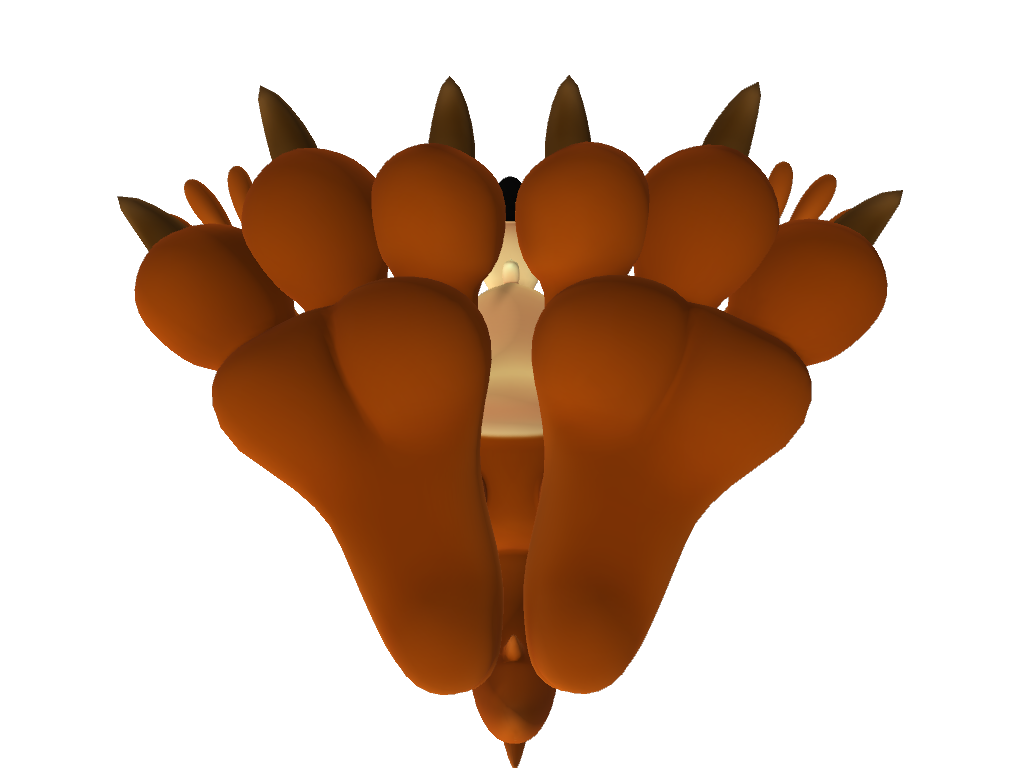 Wile E. Coyote Feet Close Up 3D 8 by LD1998 -- Fur Affinity