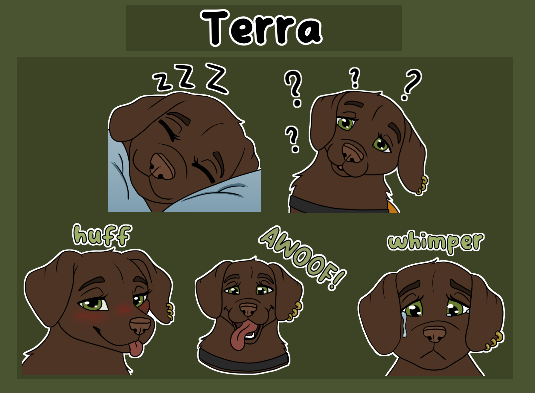 Sticker: Terra the Labrador