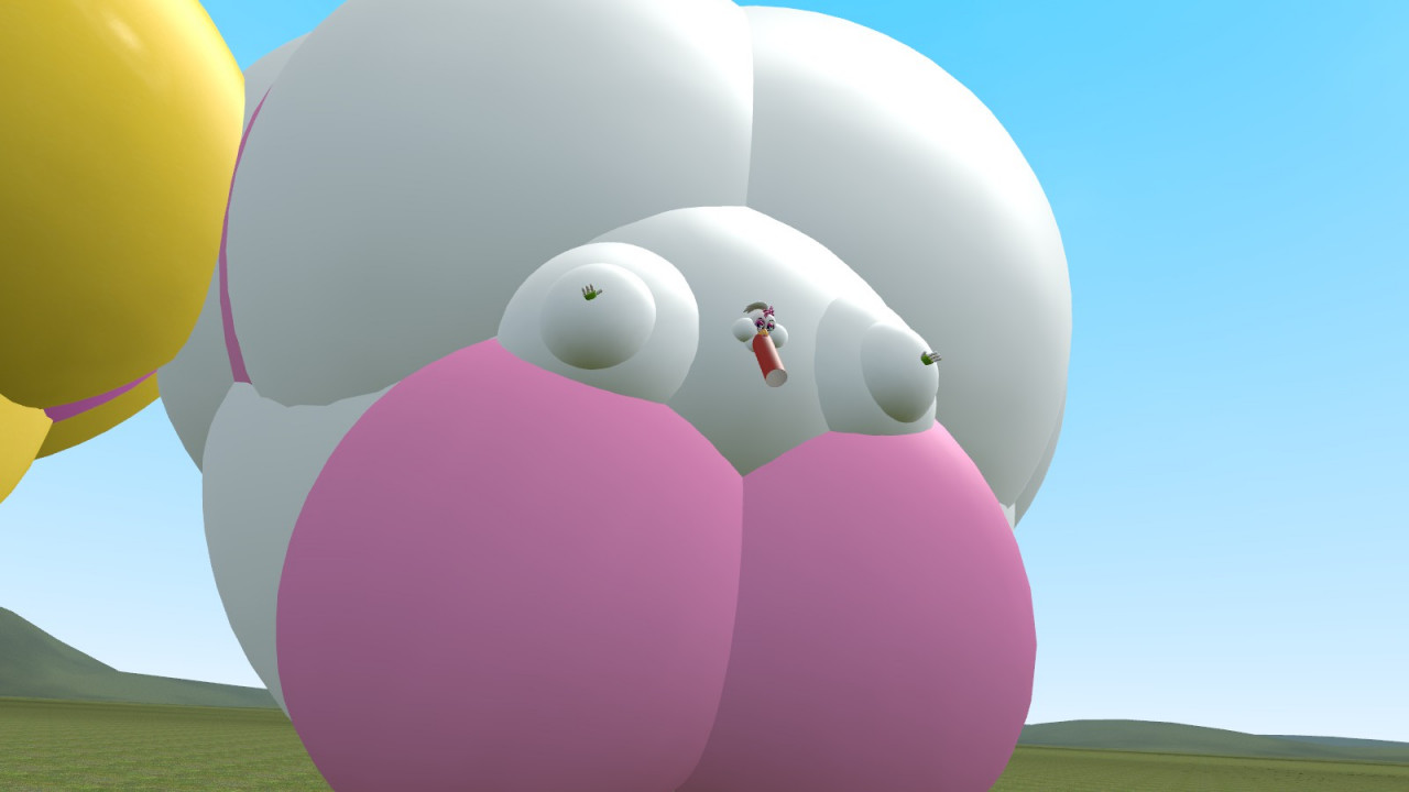 Toy Chica and Glamrock Chica blimp contest angle 4 by Legoben2 -- Fur  Affinity [dot] net