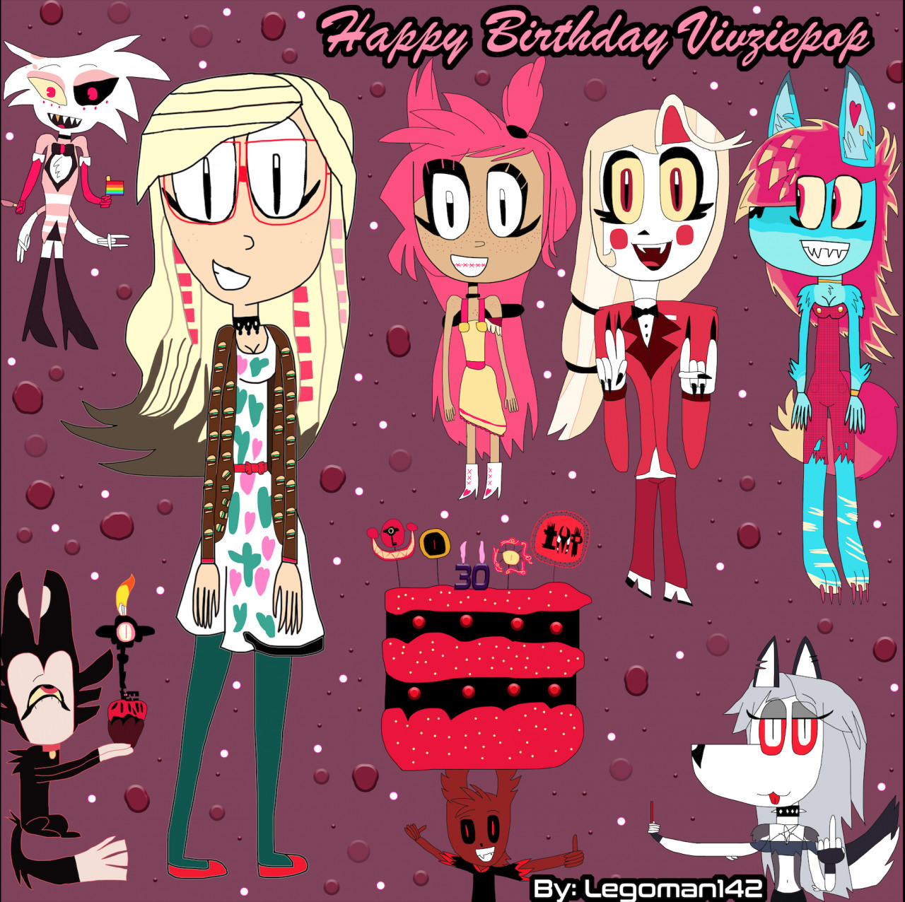 HAPPY 30TH BIRTHDAY VIVZIEPOP by Legoman142 -- Fur Affinity [dot] net