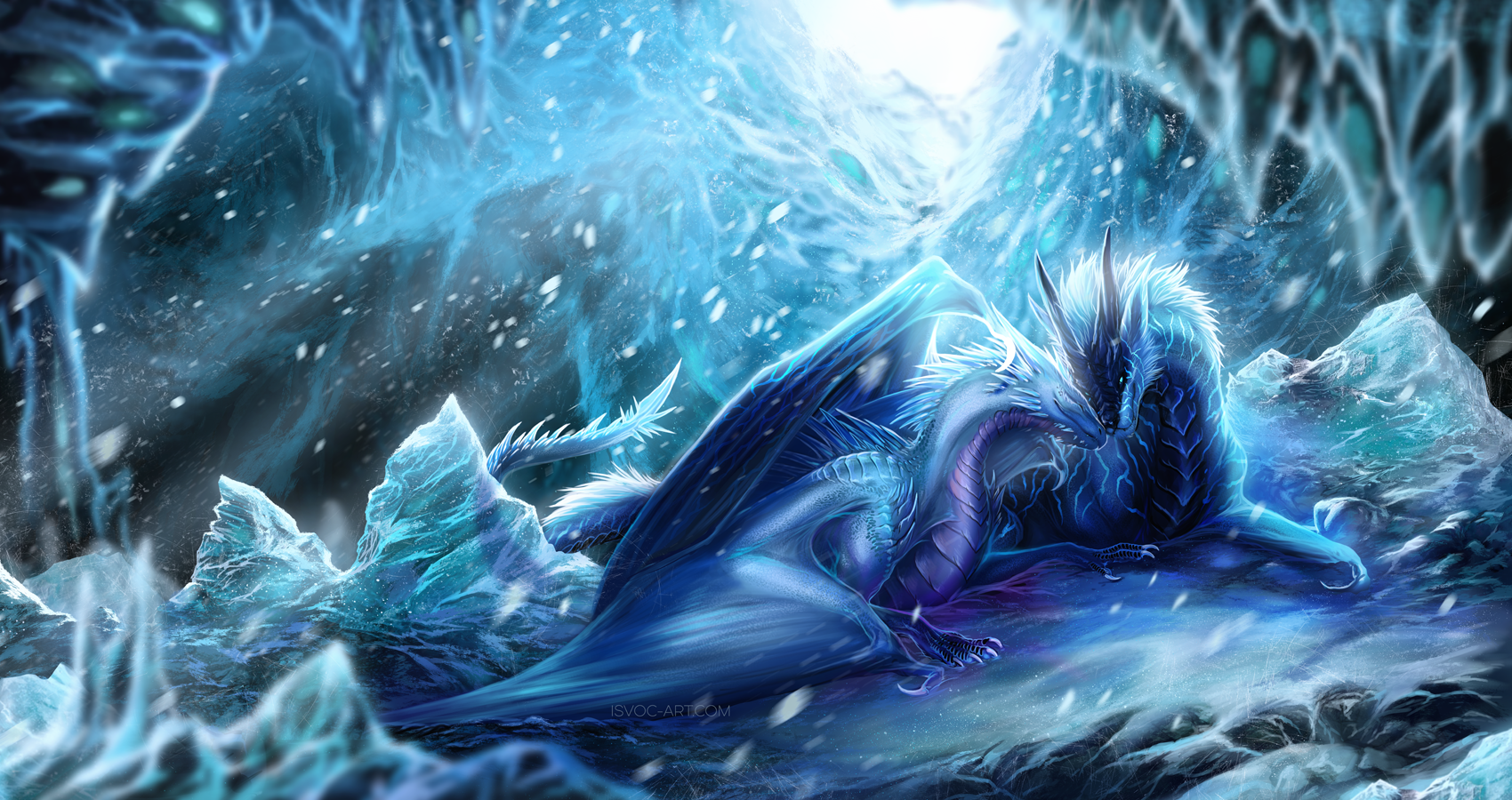 Шестиногий ледяной дракон