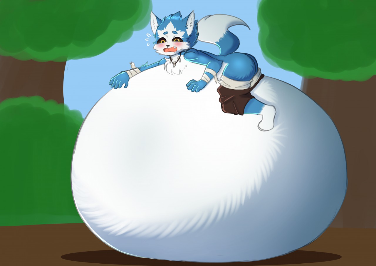 Furry water inflation - 🧡 H2Oh no - Weasyl.