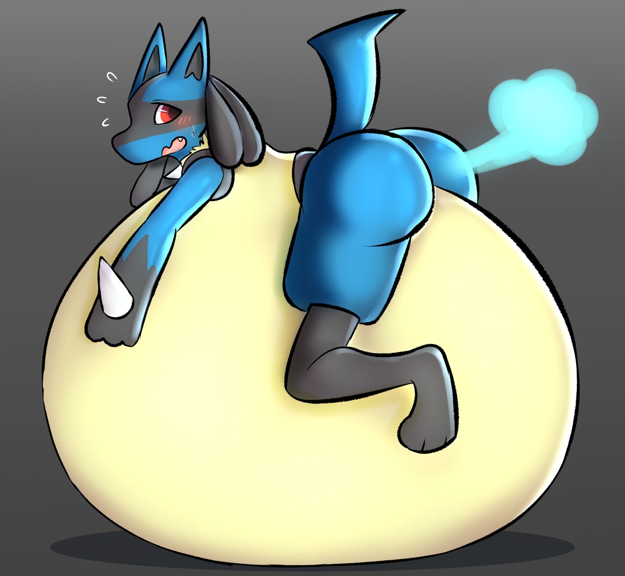 Lucario farts