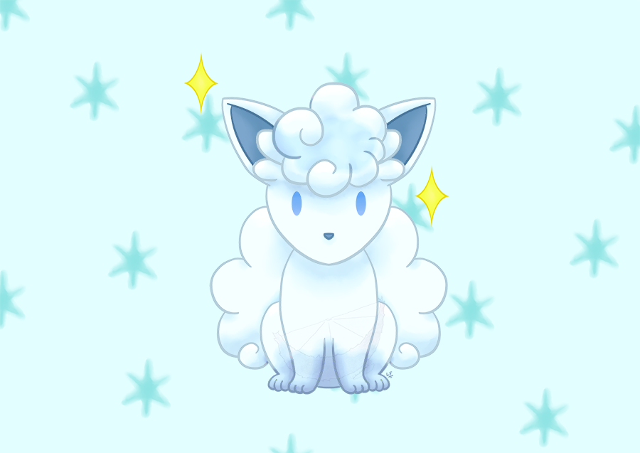 Vulpix Alola,Jpg, Png  Pokemon, Pokemon art, Fox species