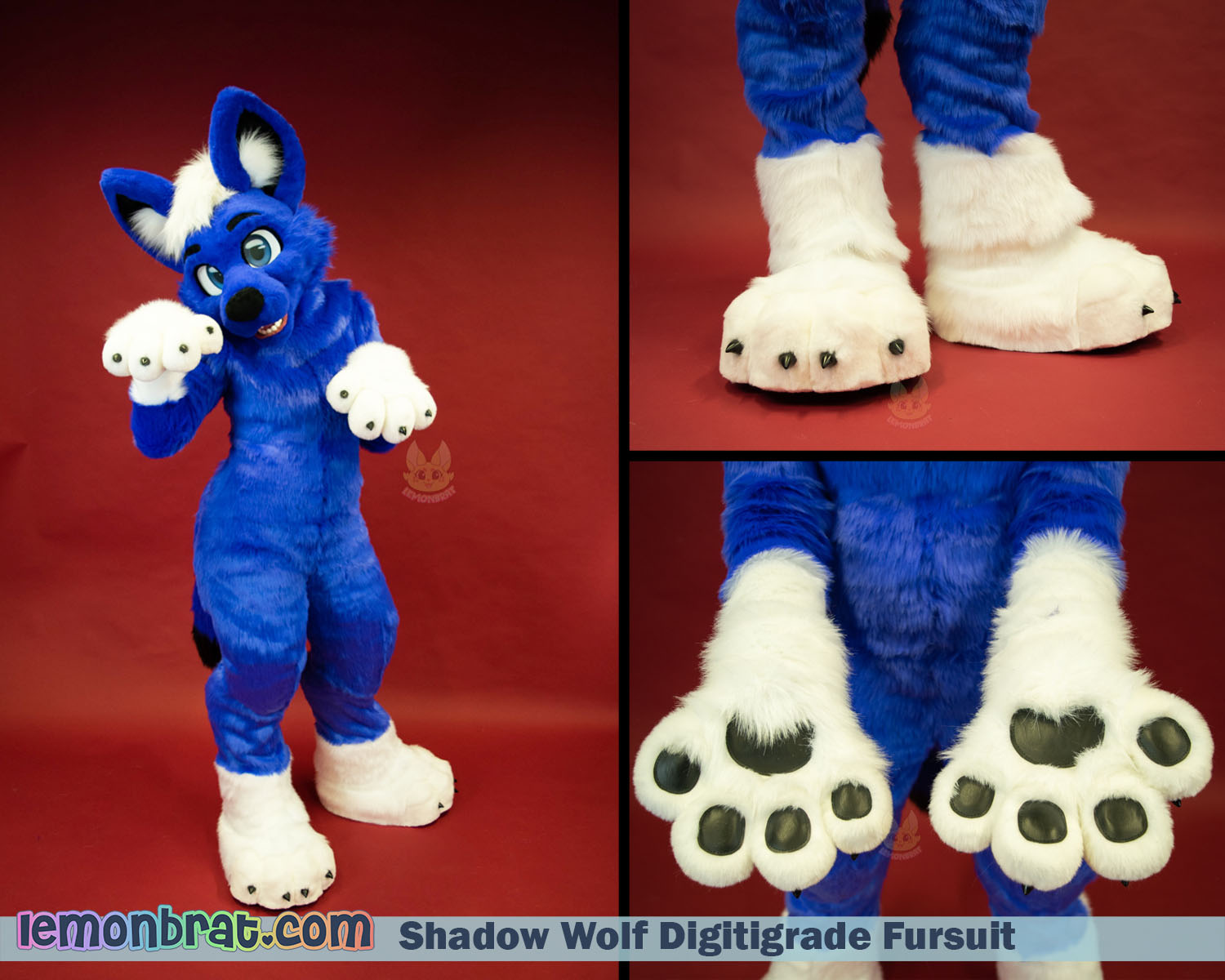 Shadow Wolf Digitigrade Fursuit - March 2022 by lemonbrat -- Fur Affinity  [dot] net