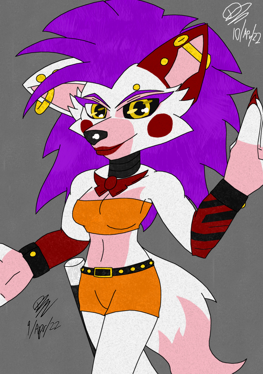 GlamRock Magician Mangle by LemonPainter92 -- Fur Affinity [dot] net