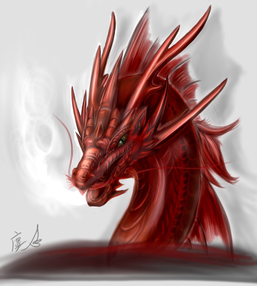 Голова красного дракона