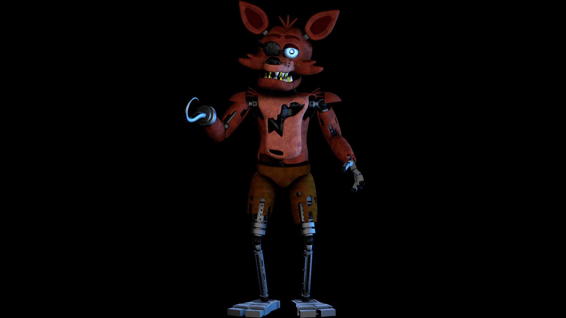 SFMFNAF] Foxy (with blue eyes) by Lennox530 -- Fur Affinity [dot] net