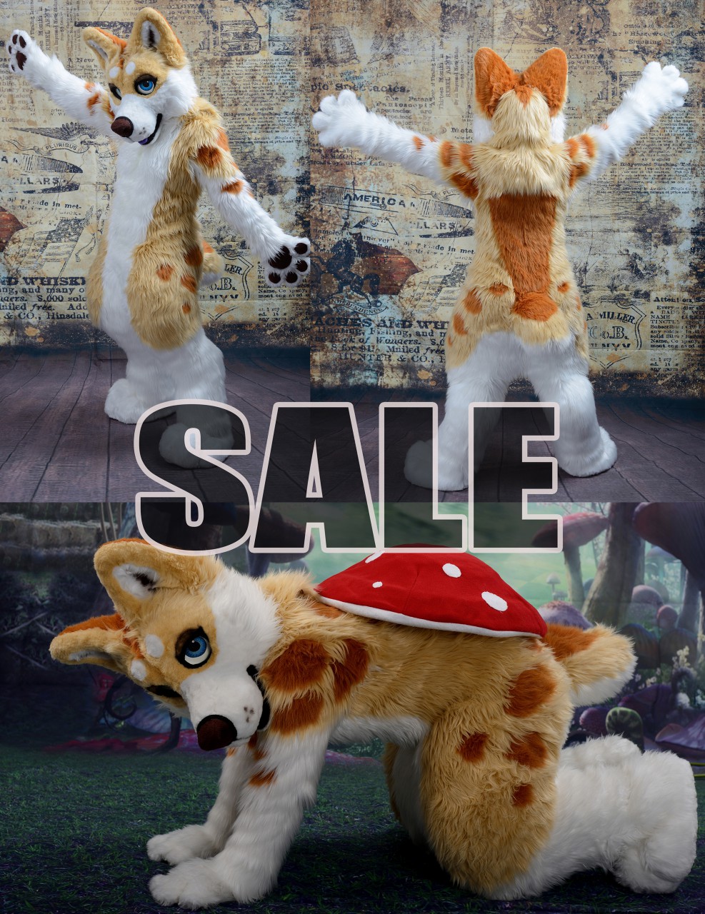 SALE Cute corgi puppy ! Full-body fursuit digitigrade Legs by Leo_leopard  -- Fur Affinity [dot] net