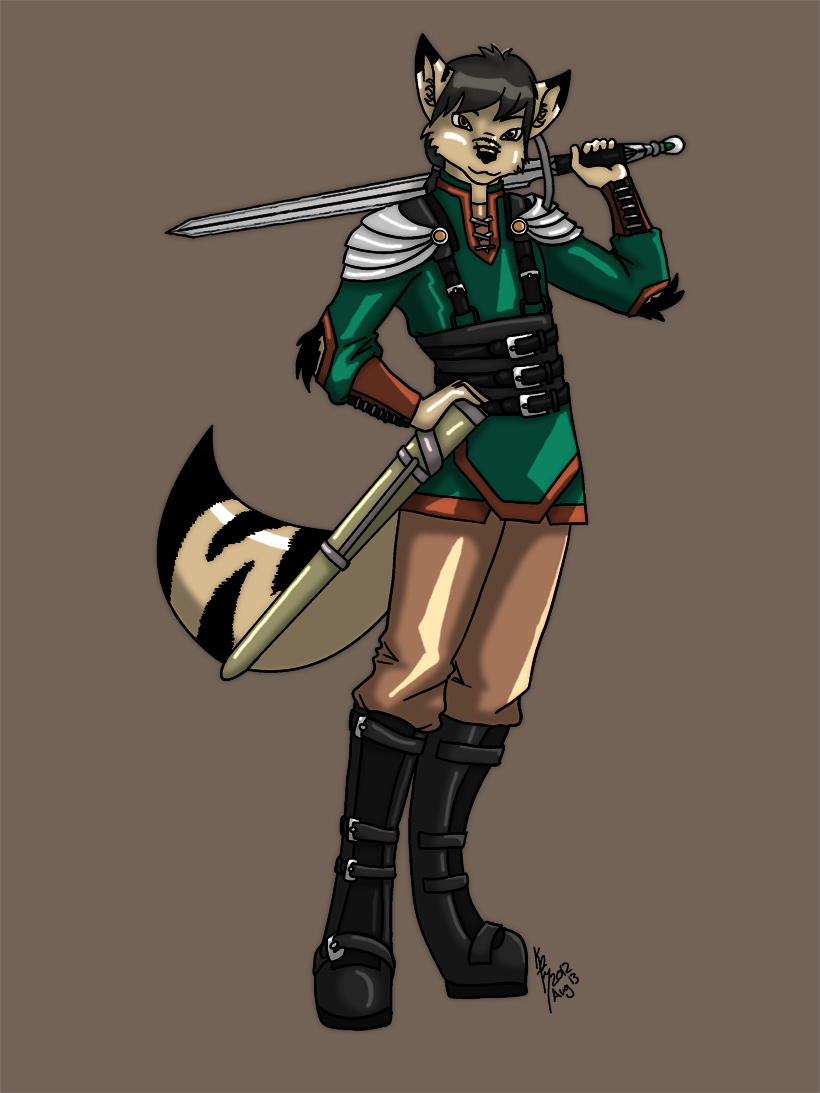 Swordman pose by leons1 -- Fur Affinity [dot] net