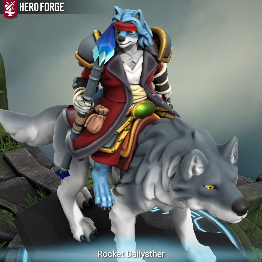 Hero Forge Rocket Wizard by LeonSR -- Fur Affinity [dot] net