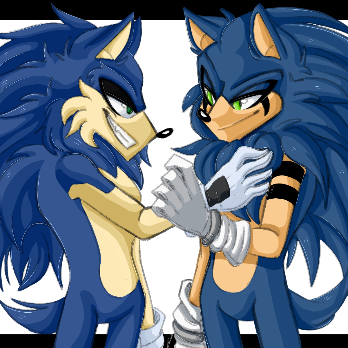 Dark Sonic by leoooDH -- Fur Affinity [dot] net