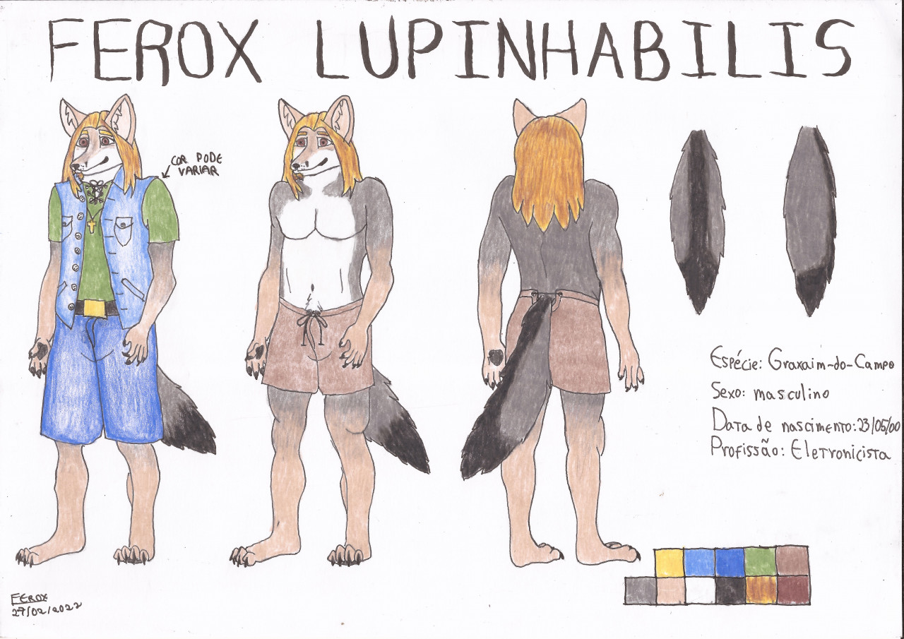 Folha de referência do Ferox (Ferox ref sheet) by LeoxRider -- Fur Affinity  [dot] net