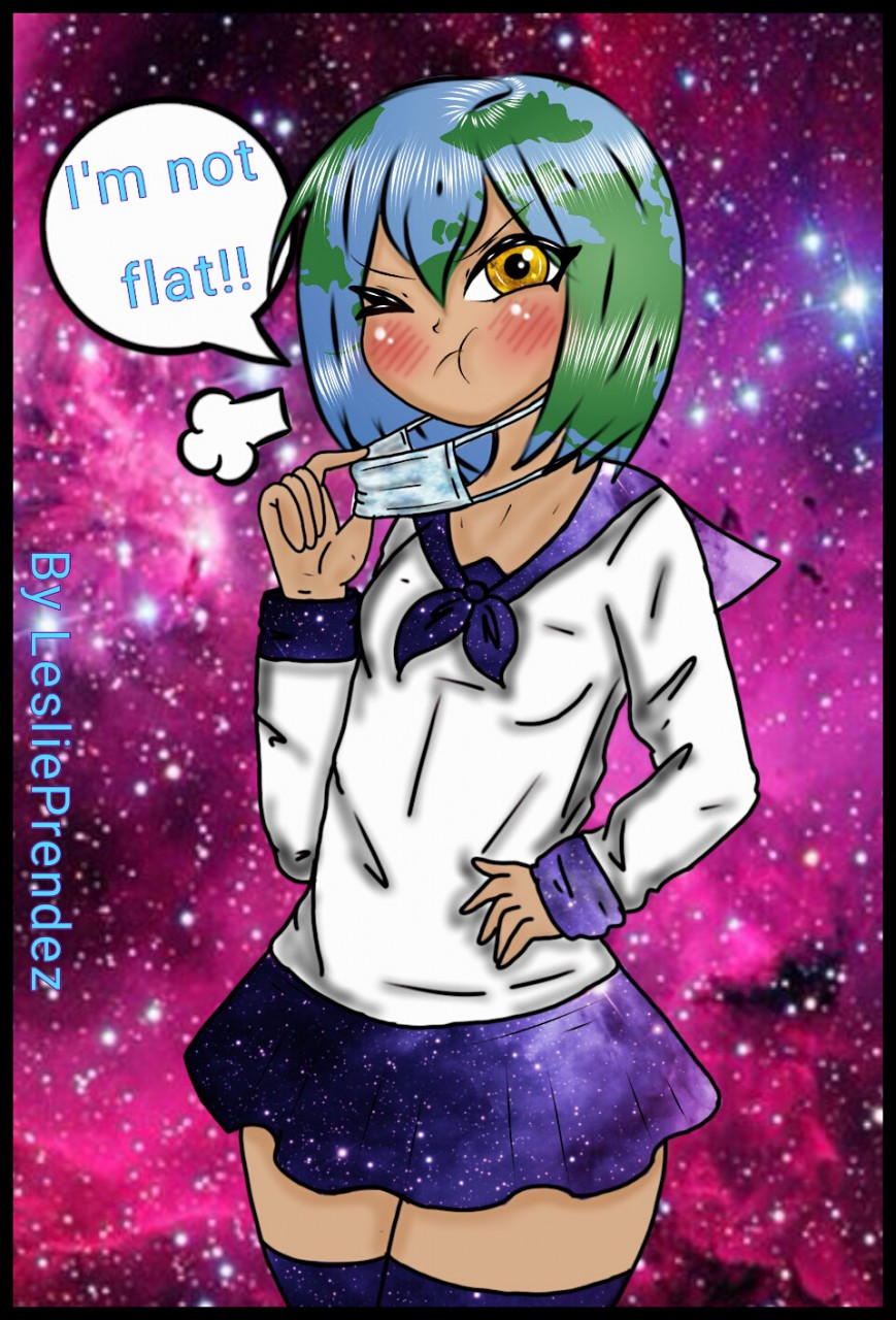 Earth-chan by Leslie_the_cat -- Fur Affinity [dot] net