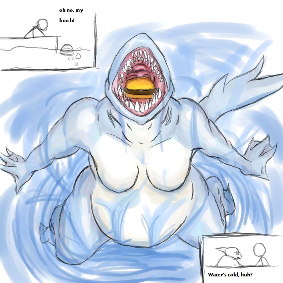 Shark Furry Girl Fat