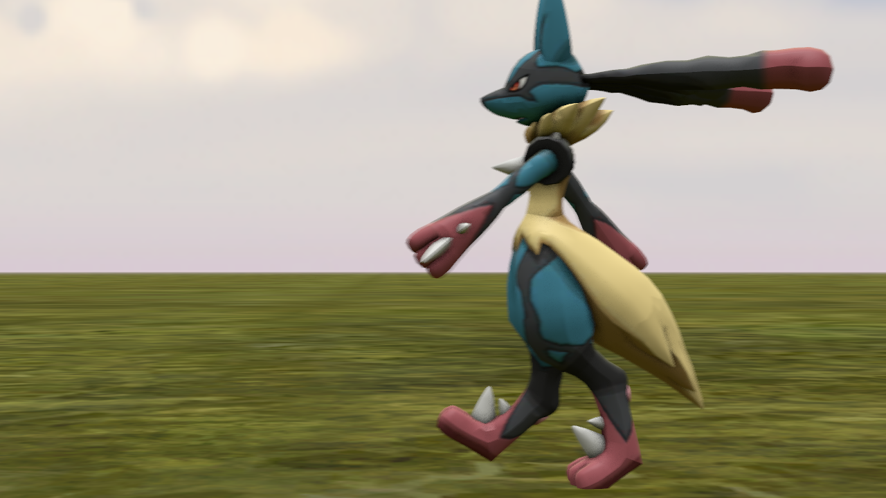 Mega Lucario Walking Animation by LethalReapers -- Fur Affinity [dot] net