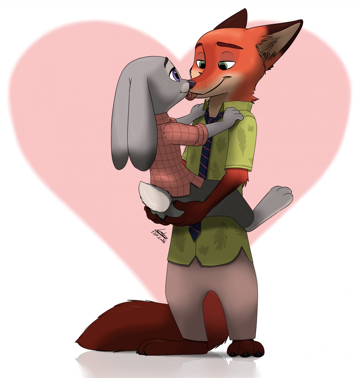 Nick & Judy love boop - Zootopia by Leto -- Fur Affinity [dot] net