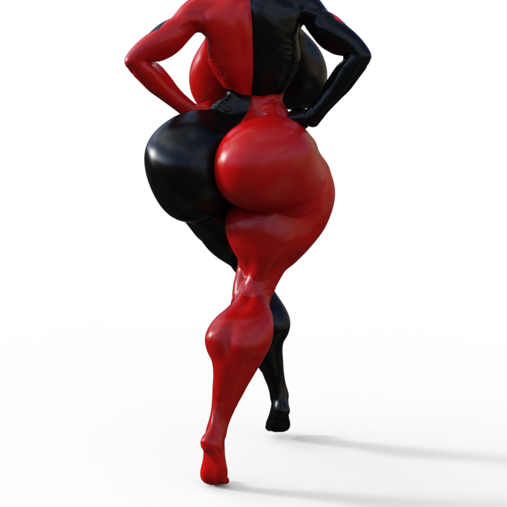 Harley Quinn Walkcycle Preview by LewdBox -- Fur Affinity [dot] net