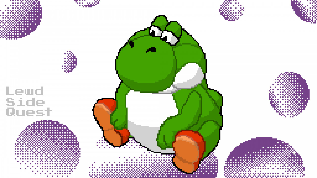 Beeg yoshi by LewdSideQuest -- Fur Affinity [dot] net