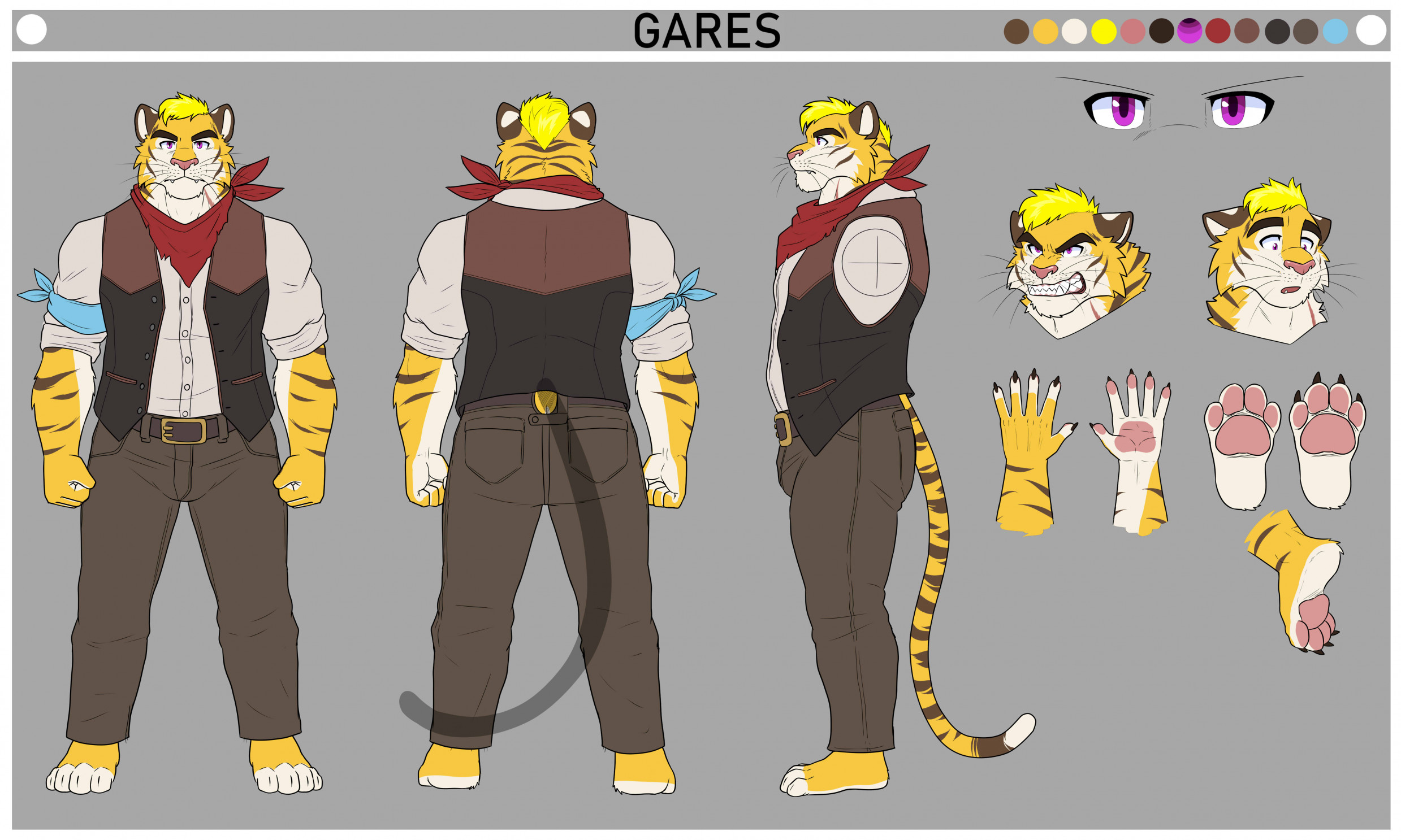 Gares' reference sheet.