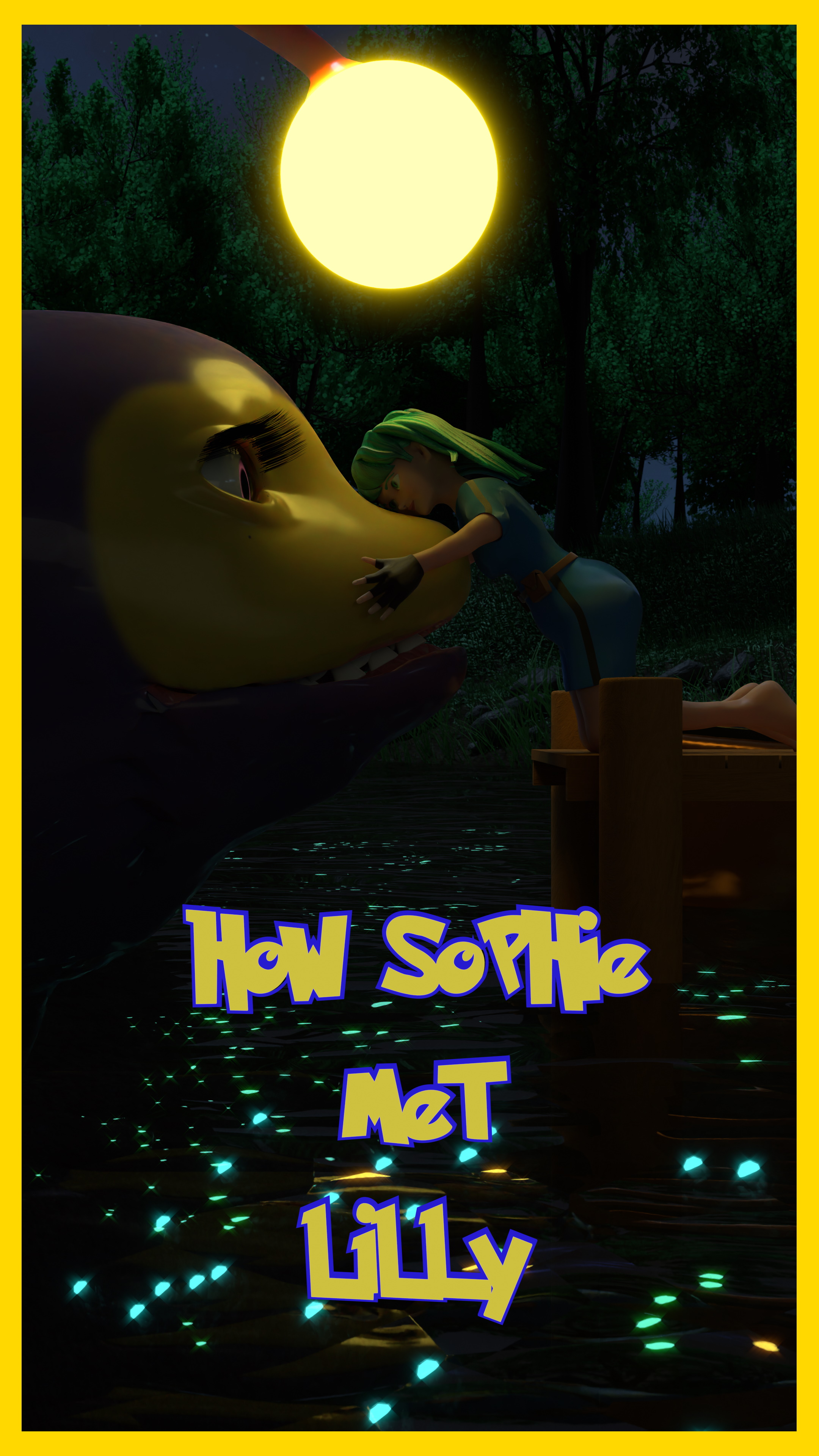 Vore Comic Cover: How Sophie Met Lilly by ligora2 -- Fur Affinity [dot] net