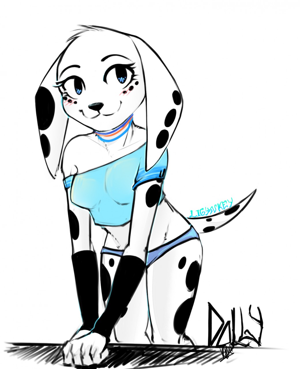 Puppy Girl with Lingerie by DaTroll -- Fur Affinity [dot] net