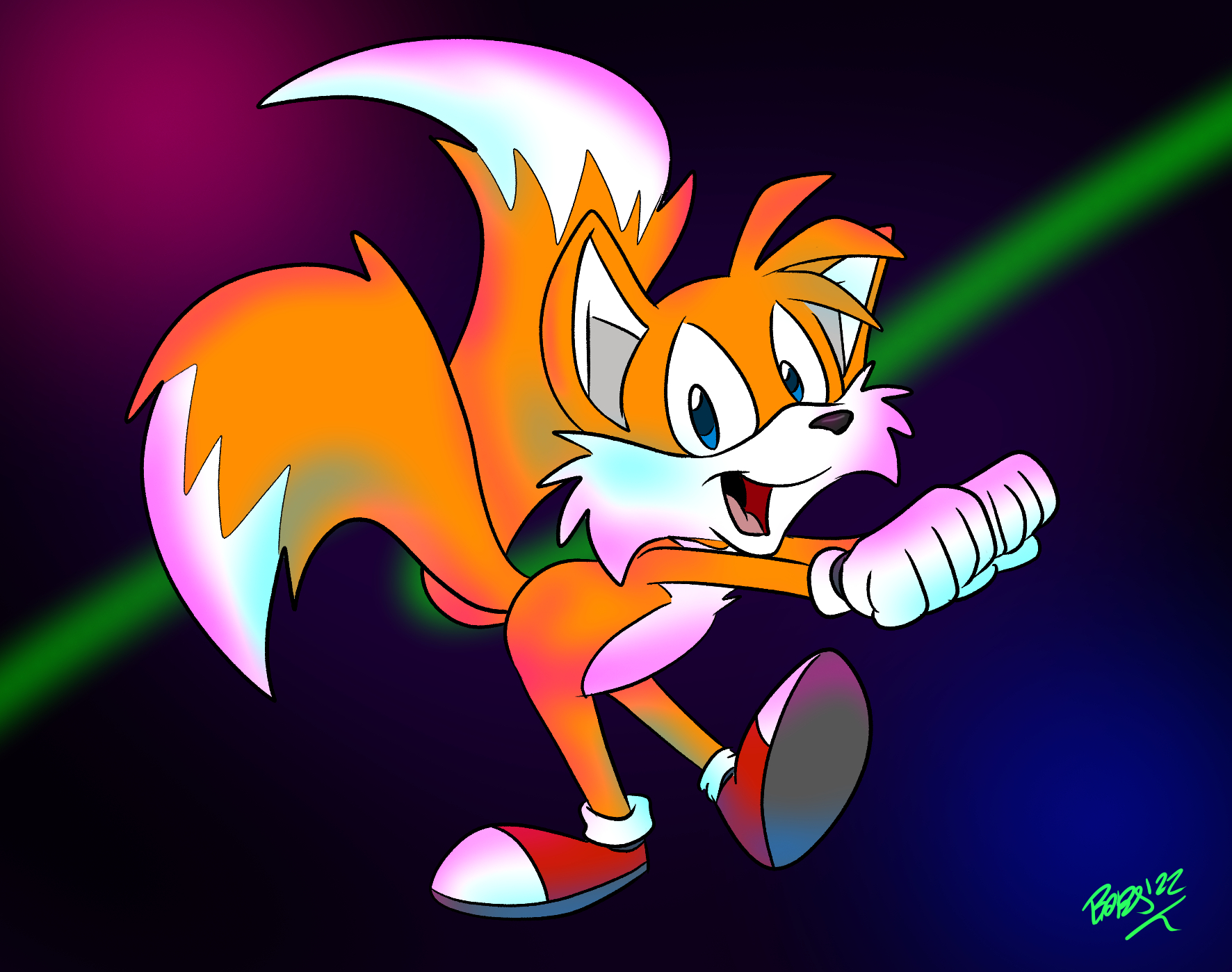 8212 - semi-grimdark, artist:foliead3ux, miles tails prower, au